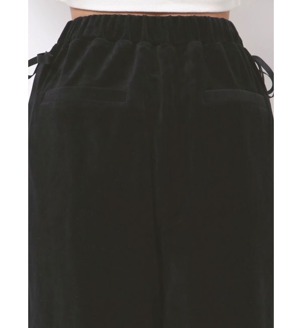 EMODA「サイドリボンベロアパンツ」|その他|