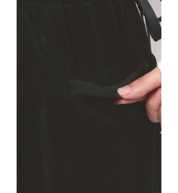 EMODA「サイドリボンベロアパンツ」|その他|