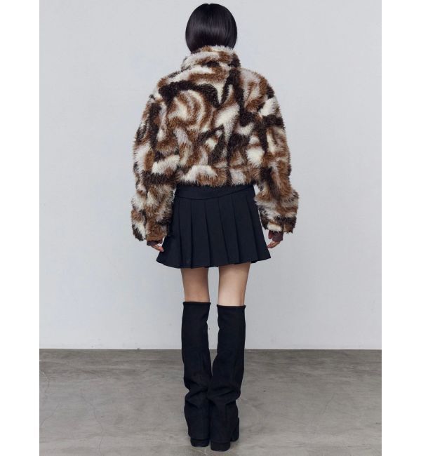 EMODA「シングルミニボアブルゾン」|ブルゾン・スタジャン|