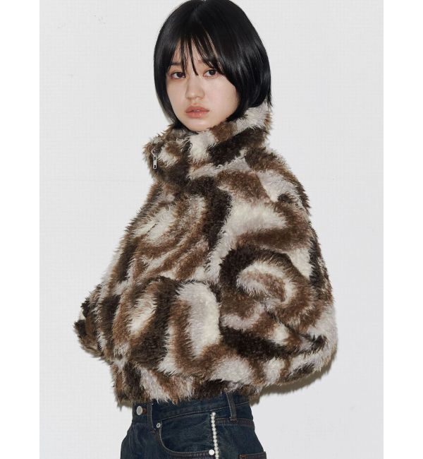 EMODA「シングルミニボアブルゾン」|ブルゾン・スタジャン|