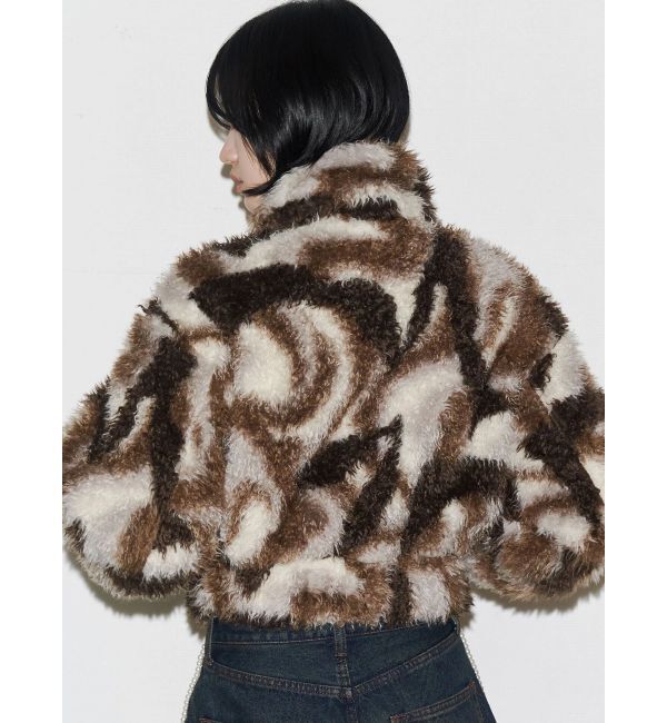 EMODA「シングルミニボアブルゾン」|ブルゾン・スタジャン|