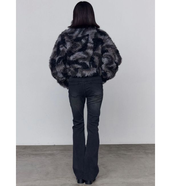 EMODA「シングルミニボアブルゾン」|ブルゾン・スタジャン|