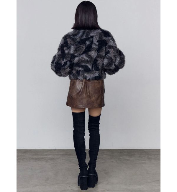 EMODA「シングルミニボアブルゾン」|ブルゾン・スタジャン|