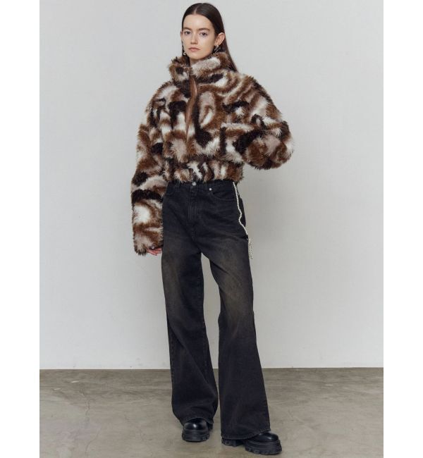 EMODA「シングルミニボアブルゾン」|ブルゾン・スタジャン|