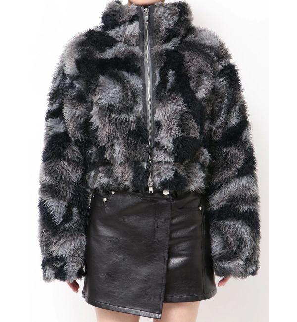 EMODA「シングルミニボアブルゾン」|ブルゾン・スタジャン|