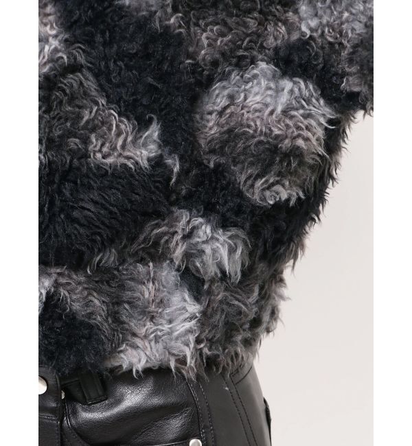 EMODA「シングルミニボアブルゾン」|ブルゾン・スタジャン|