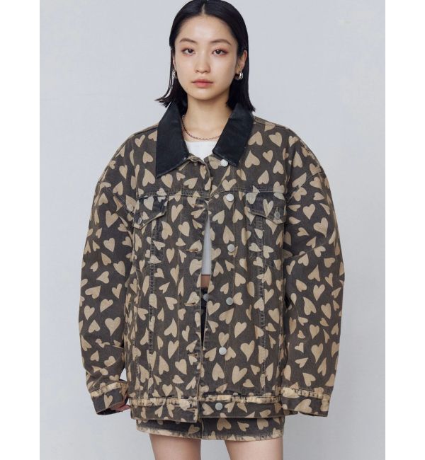 EMODA「ワイドオーバーデニムブルゾン」|ブルゾン・スタジャン|