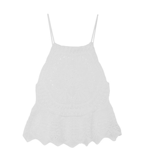 MERCURYDUO「【OUNNOUN】ドイリークロシェキャミ」|キャミソール|