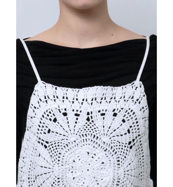 MERCURYDUO「【OUNNOUN】ドイリークロシェキャミ」|キャミソール|