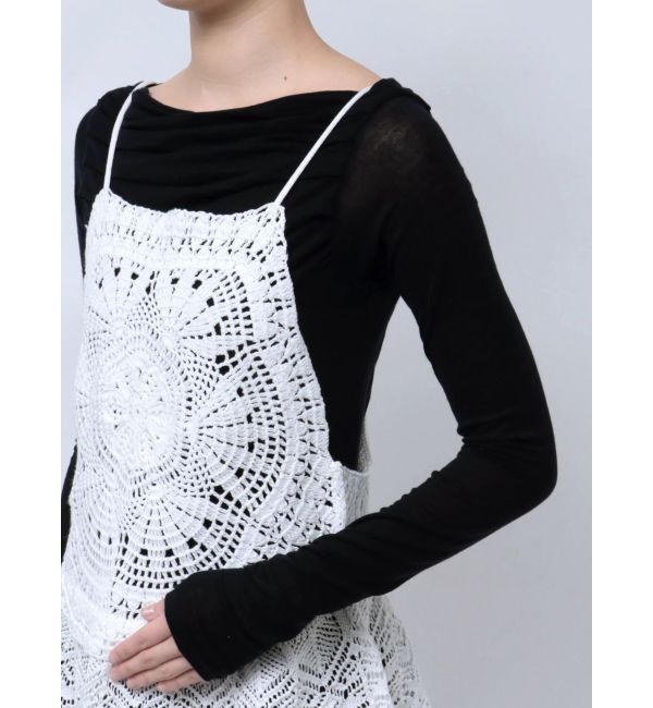 MERCURYDUO「【OUNNOUN】ドイリークロシェキャミ」|キャミソール|