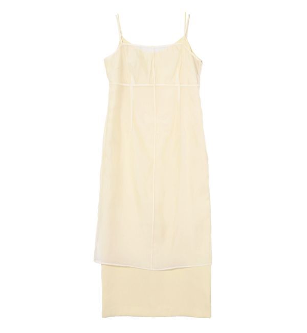 MERCURYDUO「【OUNNOUN】オーガンジーレイヤードキャミワンピース」|ワンピース|