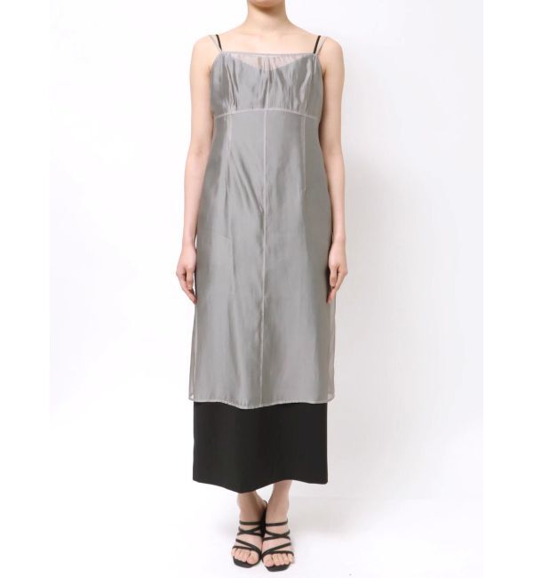 MERCURYDUO「【OUNNOUN】オーガンジーレイヤードキャミワンピース」|ワンピース|