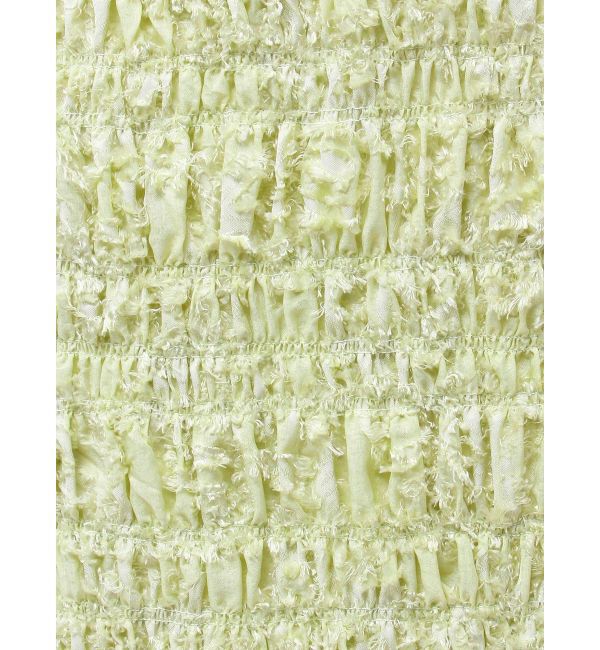 MERCURYDUO「【OUNNOUN】カットジャガード シャーリング ペンシルスカート」|スカート|