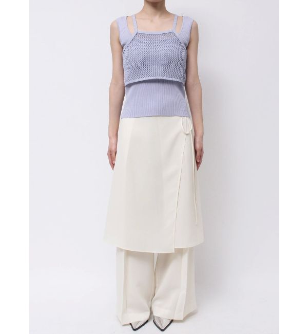 MERCURYDUO「【OUNNOUN】メッシュレイヤードニット」|ニット・セーター|