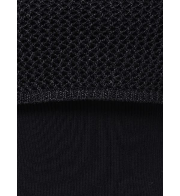 MERCURYDUO「【OUNNOUN】メッシュレイヤードニット」|ニット・セーター|