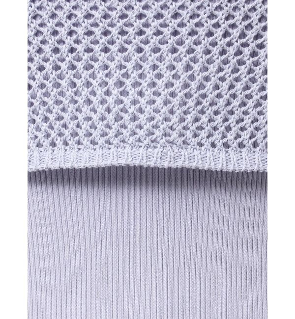 MERCURYDUO「【OUNNOUN】メッシュレイヤードニット」|ニット・セーター|