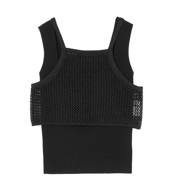 MERCURYDUO「【OUNNOUN】メッシュレイヤードニット」|ニット・セーター|