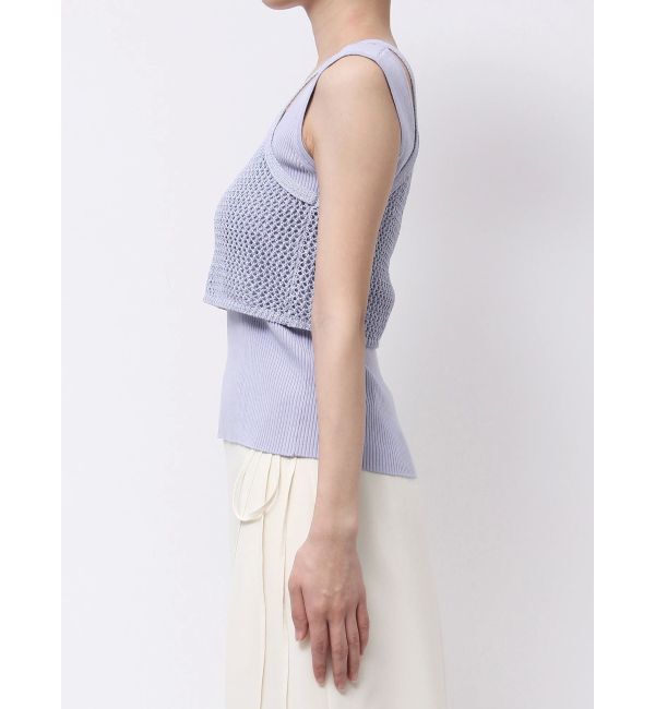 MERCURYDUO「【OUNNOUN】メッシュレイヤードニット」|ニット・セーター|