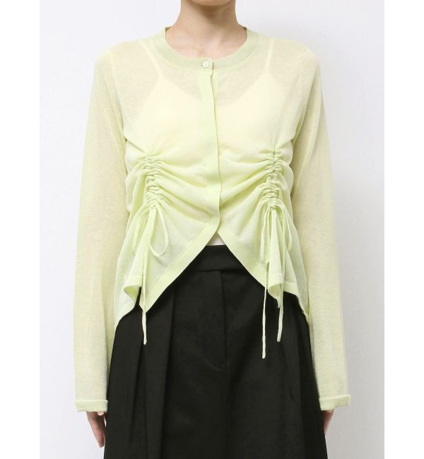 MERCURYDUO「【OUNNOUN】ドロストシアーニットカーデ」|カーディガン|