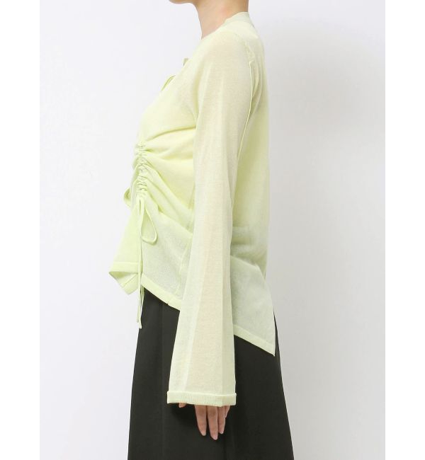 MERCURYDUO「【OUNNOUN】ドロストシアーニットカーデ」|カーディガン|