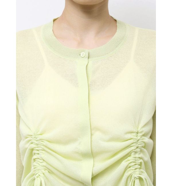 MERCURYDUO「【OUNNOUN】ドロストシアーニットカーデ」|カーディガン|