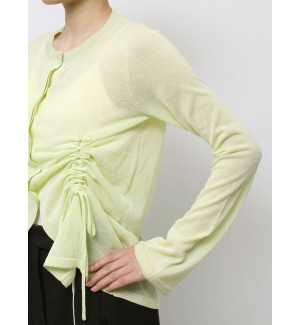 MERCURYDUO「【OUNNOUN】ドロストシアーニットカーデ」|カーディガン|