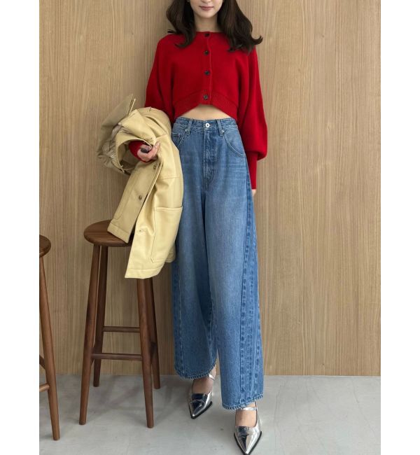 MERCURYDUO「【OUNNOUN】フェイクレザーカバーオール」|ブルゾン・スタジャン|