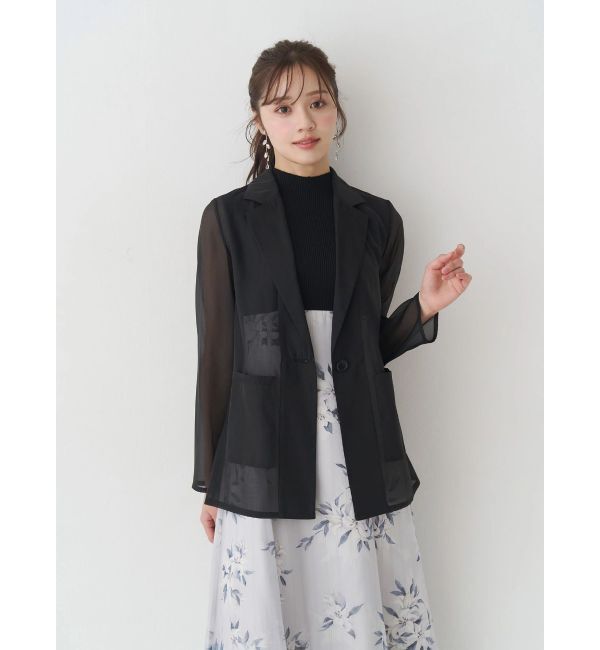 MERCURYDUO「花柄ドッキングバックレースアップワンピース」|ワンピース|