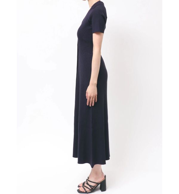 MERCURYDUO「ワイドリブスキッパーニットワンピース」|ワンピース|
