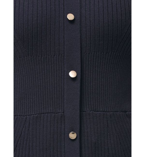 MERCURYDUO「ワイドリブスキッパーニットワンピース」|ワンピース|