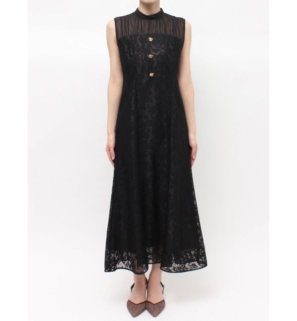 MERCURYDUO「レースベアドッキングワンピース」|ワンピース|