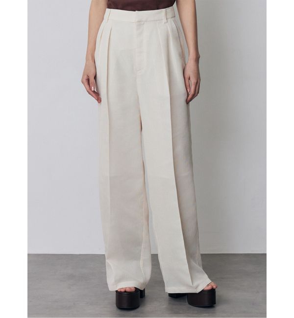 MURUA「ダブルタックワイドパンツ【セットアップ着用可】」|その他|アイボリー