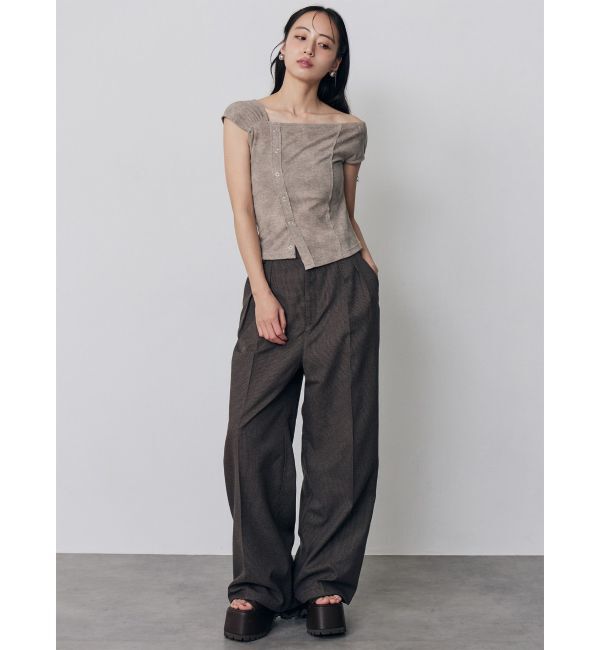 MURUA「ダブルタックワイドパンツ【セットアップ着用可】」|その他|