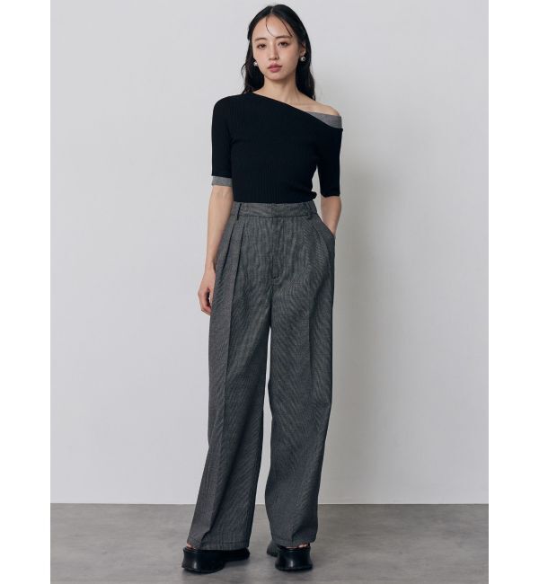 MURUA「ダブルタックワイドパンツ【セットアップ着用可】」|その他|