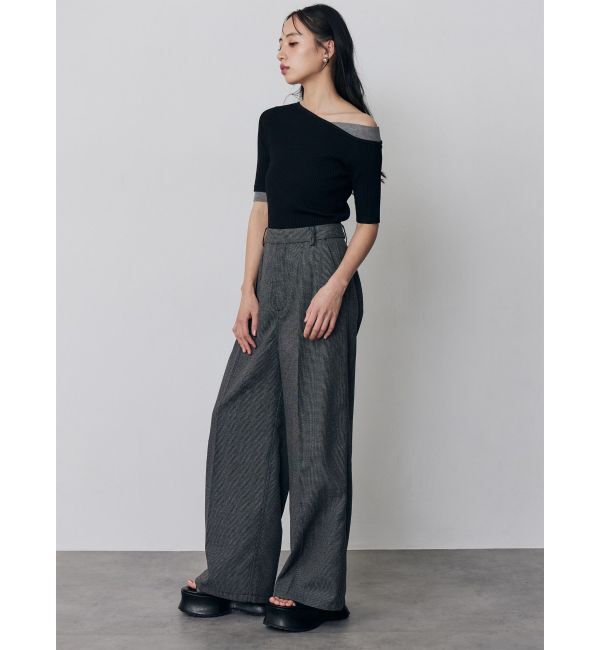 MURUA「ダブルタックワイドパンツ【セットアップ着用可】」|その他|