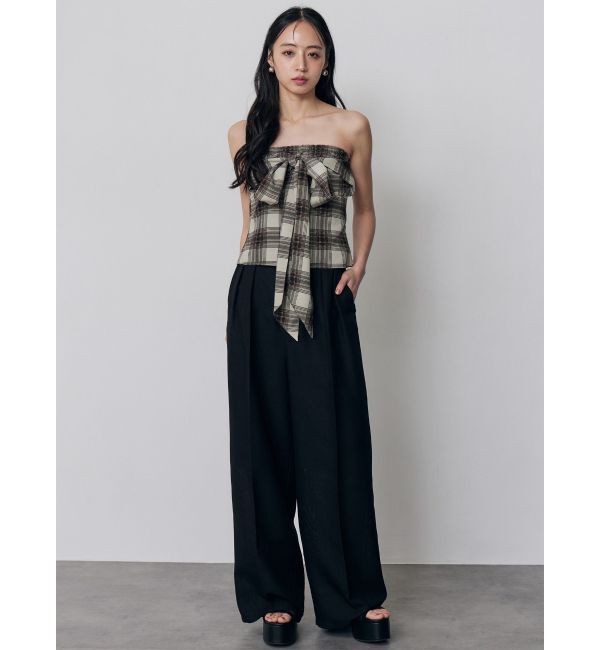 MURUA「ダブルタックワイドパンツ【セットアップ着用可】」|その他|