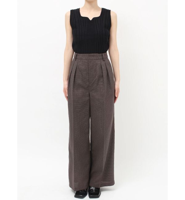 MURUA「ダブルタックワイドパンツ【セットアップ着用可】」|その他|