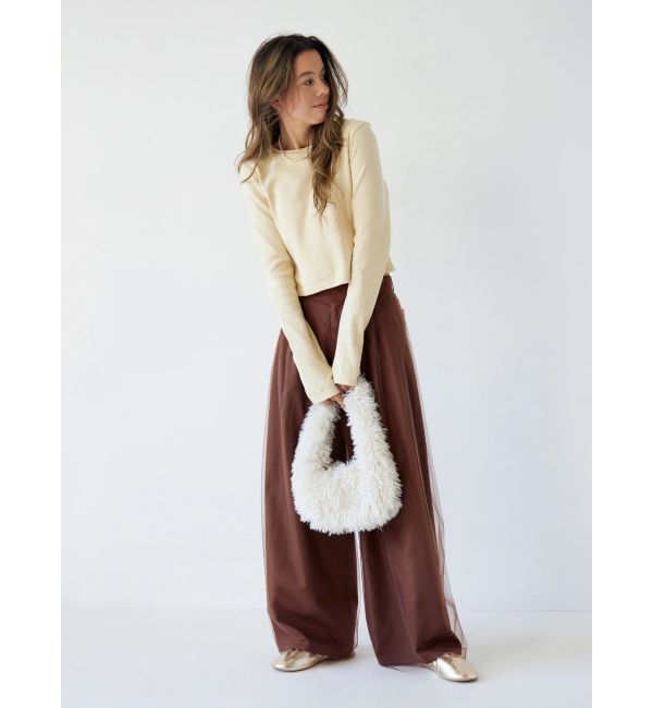 Ungrid「チュールドッキングタックパンツ」|その他|