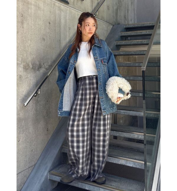 Ungrid「チュールドッキングタックパンツ」|その他|