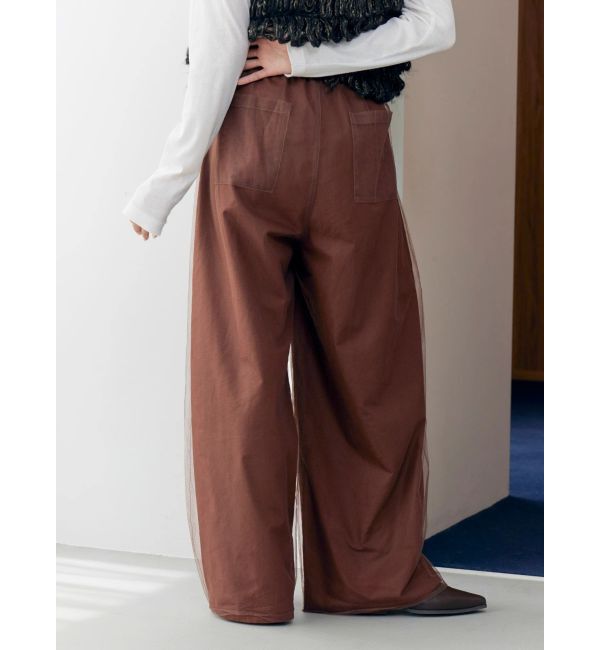 Ungrid「チュールドッキングタックパンツ」|その他|