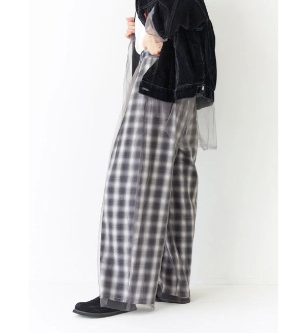 Ungrid「チュールドッキングタックパンツ」|その他|