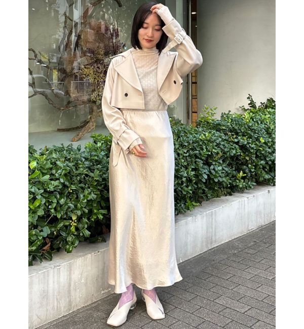 LAGUNAMOON「シアーブロックチェックニットプルオーバー」|ニット・セーター|