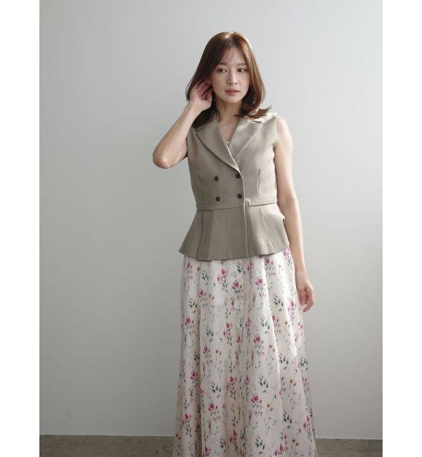 LAGUNAMOON「タックペプラムベスト」|その他|