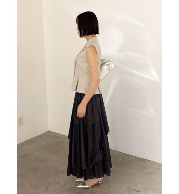 LAGUNAMOON「タックペプラムベスト」|その他|