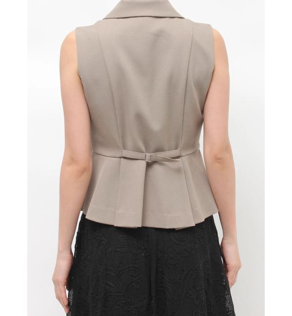 LAGUNAMOON「タックペプラムベスト」|その他|