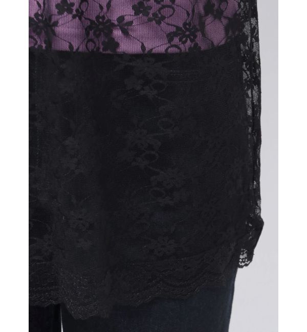 EVRIS「リボンキャミレースチュニック」|キャミソール|