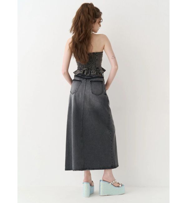 EVRIS「デニムフリルビスチェ」|その他|