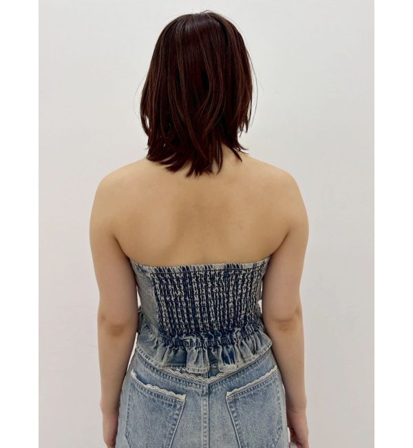 EVRIS「デニムフリルビスチェ」|その他|