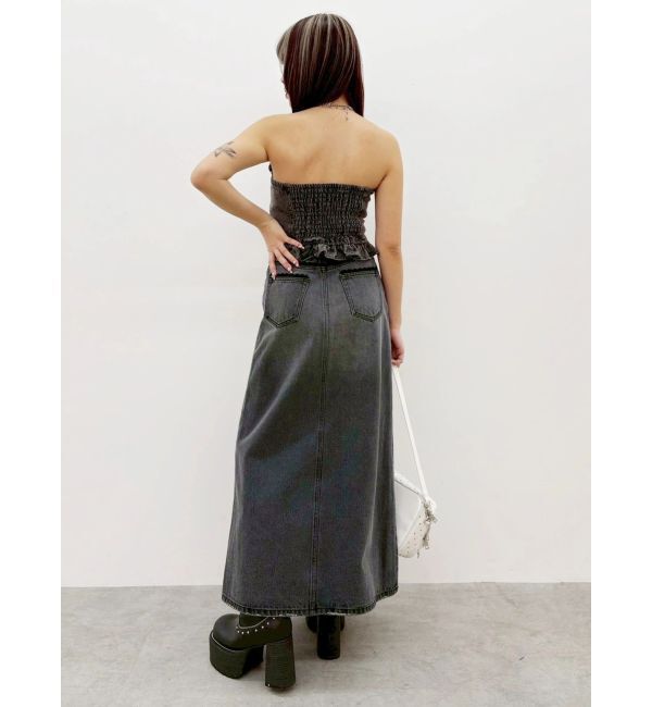 EVRIS「デニムフリルビスチェ」|その他|