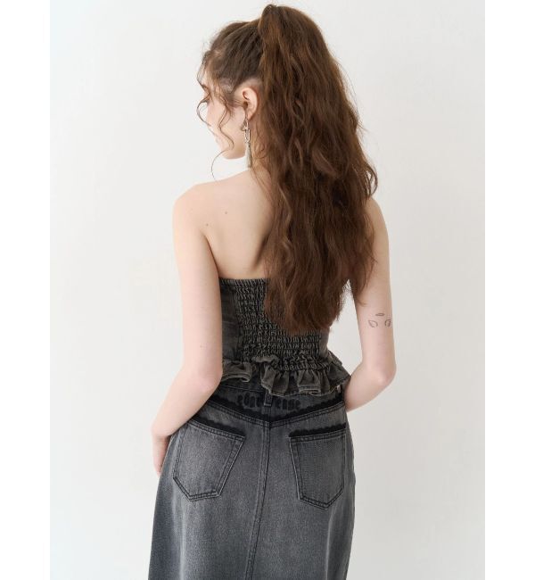 EVRIS「デニムフリルビスチェ」|その他|